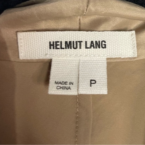 Helmut Lang Gold Wrinkled Satin Sleeveless Draped V Neck Elegant Top - Picture 7 of 9